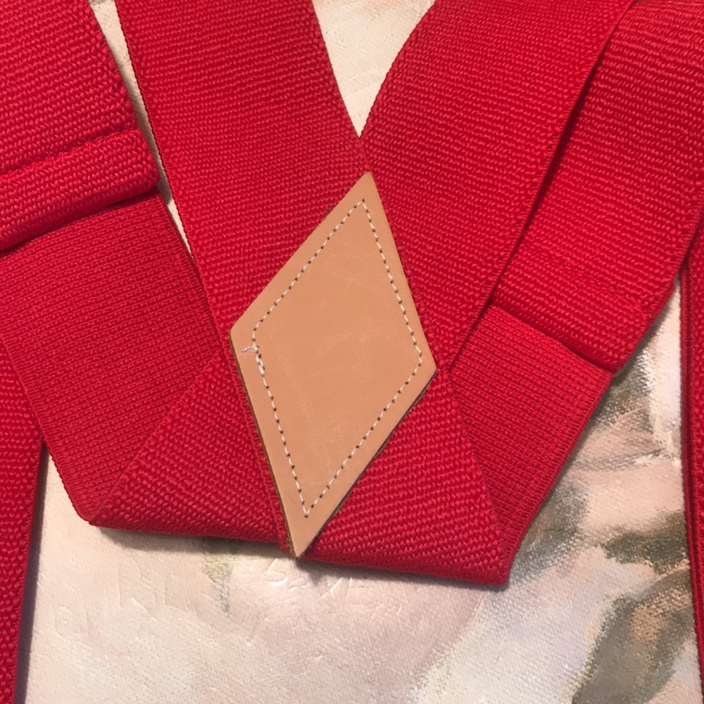 Red Stretchable Suspender - image 4